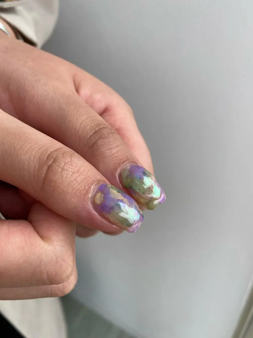 ネイル オーロラネイル マグネットネイル メンズネイル ニュアンスネイル オフィスネイル ハンドネイル 草加ニュアンスネイル 🌚hersのネイルデザイン