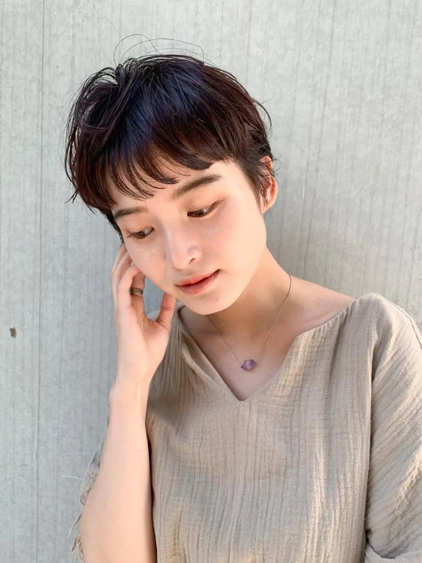ショート カット トリートメント 一ノ瀬 暁のヘアスタイル
