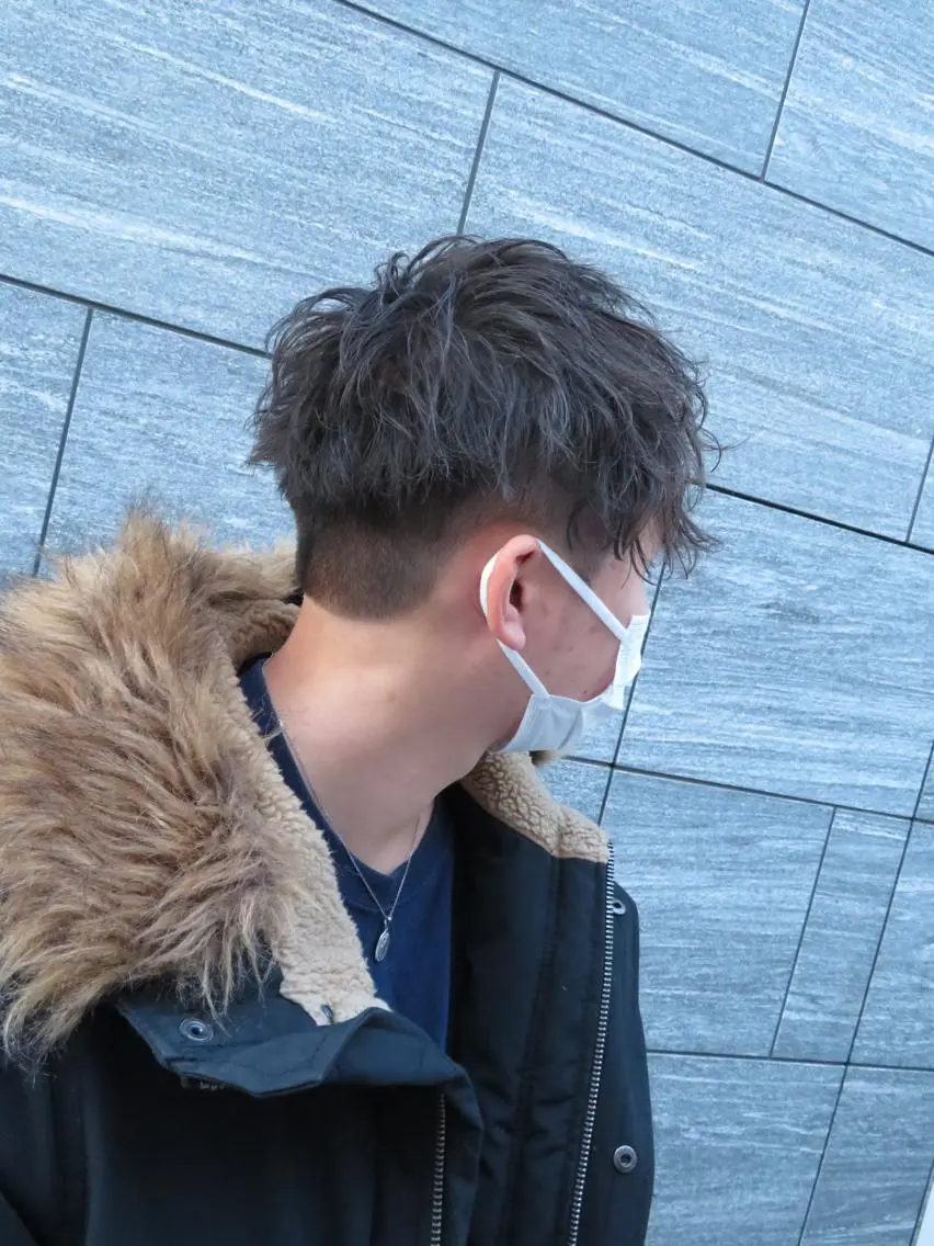 パーマ メンズ メンズパーマ メンズツイストパーマ ツイストパーマ 渋谷/フェード/ 國分 翔のヘアスタイル