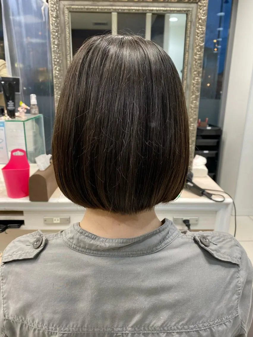 ミディアム 藤本 悠雅のヘアスタイル