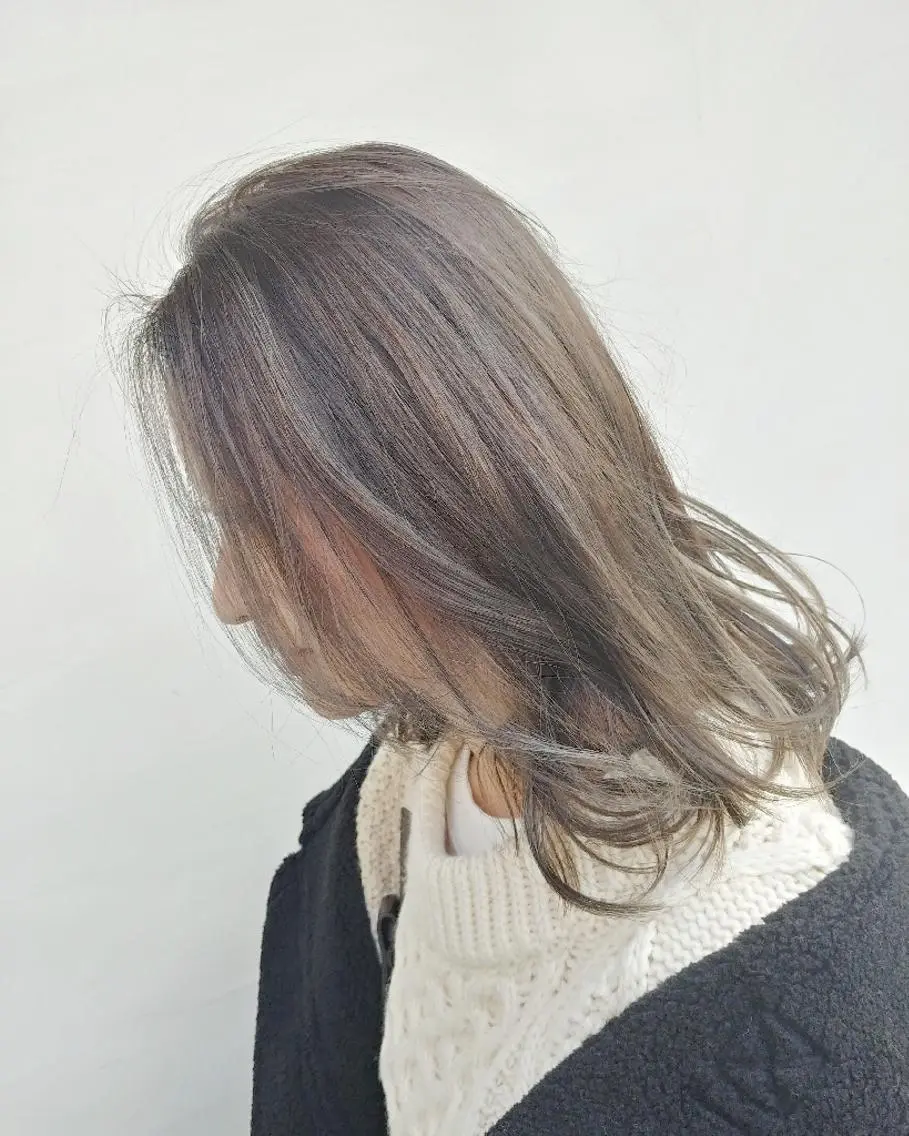 ミディアム カラー ヘアアレンジ パーマ ヘアカラー トリートメント 6月オープン♪豊見城 Lodattu✁清水のヘアスタイル