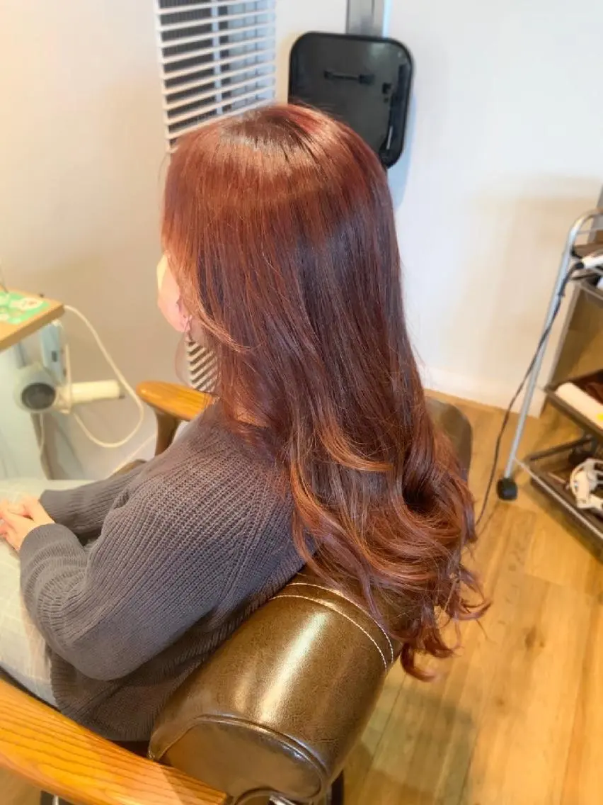 カラー バイオレットカラー ヘアカラー トリートメント 堀 望美のヘアスタイル