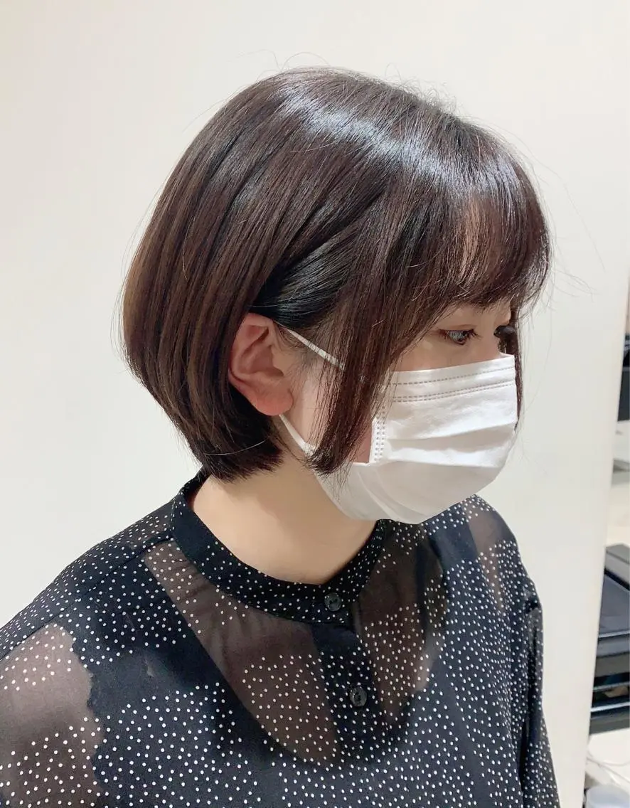ショート 🤍顔まわりカット/ ボブ/SHIMADAのヘアスタイル