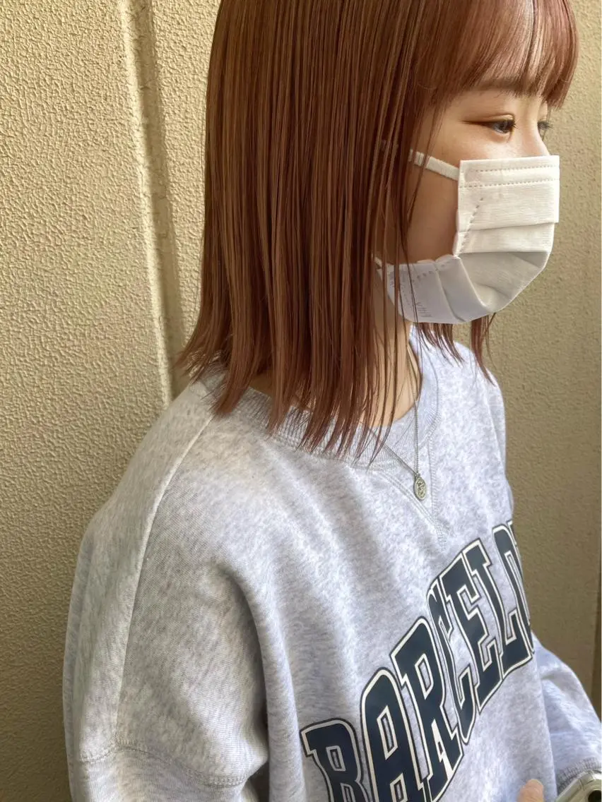 ショート カラー ベージュカラー ピンクカラー ピンクベージュ ボブ ヘアカラー カラーリスト菅野 竜矢🌈のヘアスタイル