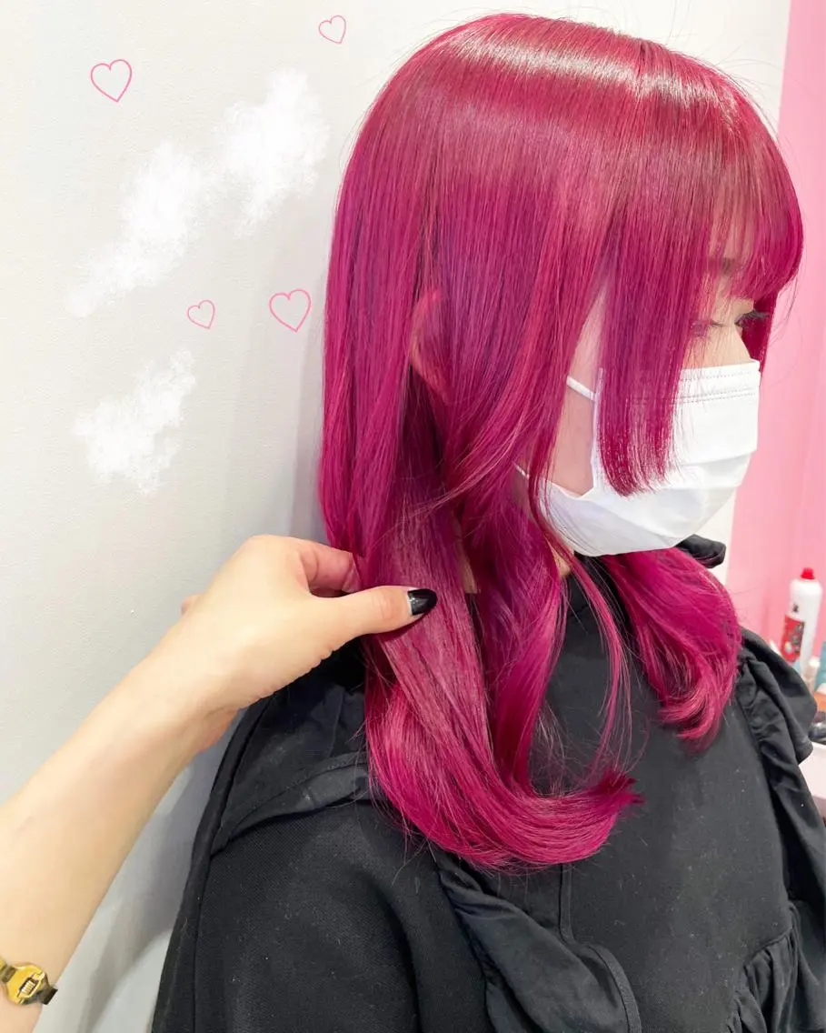 ミディアム カラー トリートメント 新宿駅近♡個室 ♡関口三都季🌜のヘアスタイル