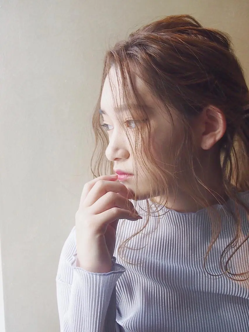 ヘアアレンジ カラーモデル募集中 美容室ハピスのヘアスタイル