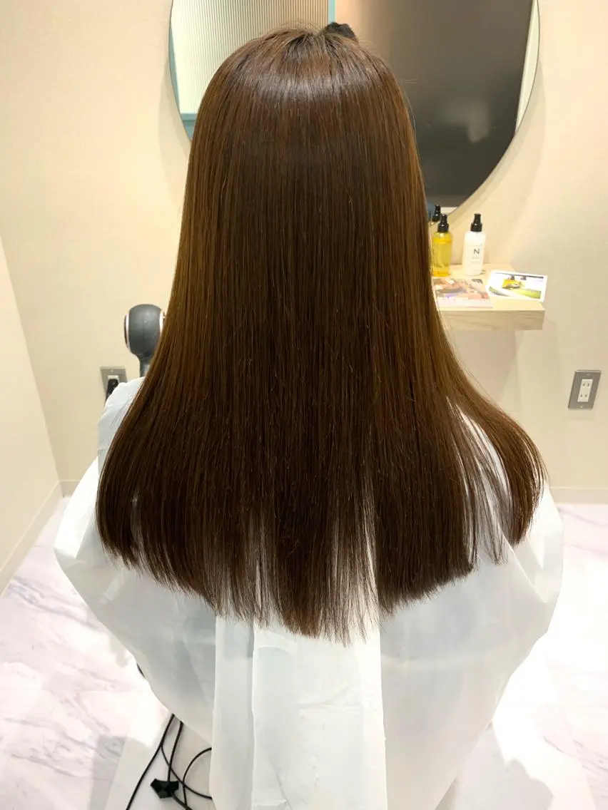 セミロング カット ヘアカラー トリートメント 丹野 圭太のヘアスタイル