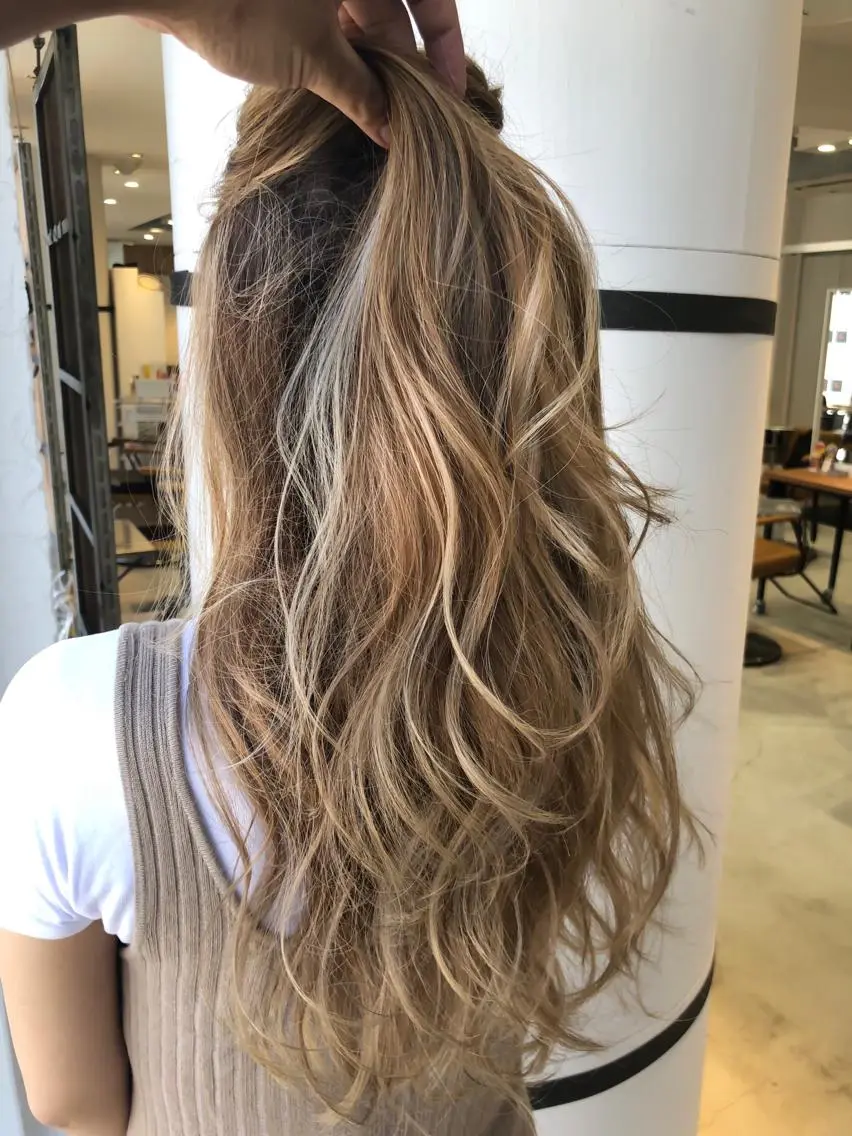 ロング カラー welring hair salonのヘアスタイル