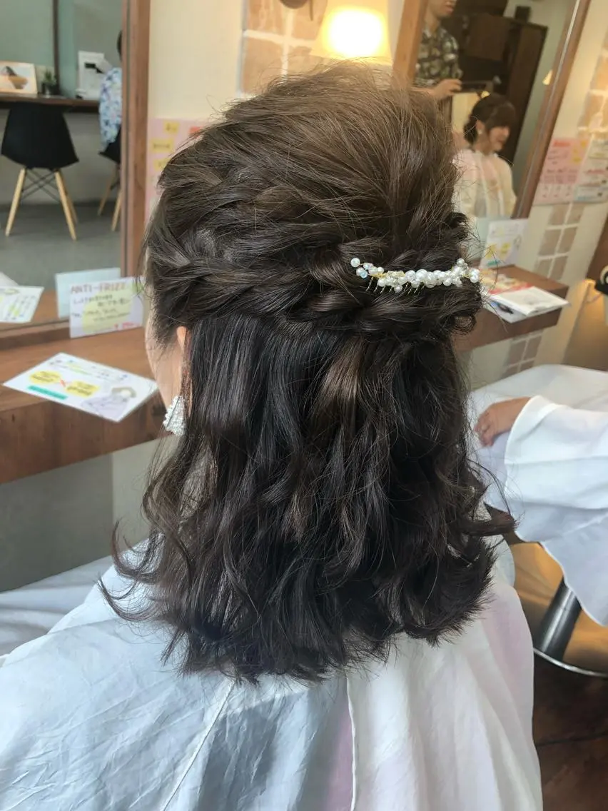 縮毛矯正 大野 まゆのヘアスタイル