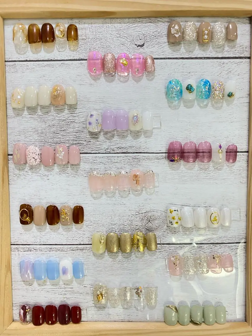 ネイル ジェルネイル 韓国ネイル パラジェル 夏ネイル ブライダルネイル ハンドネイル Nail&eye Belire 新宿のネイルデザイン