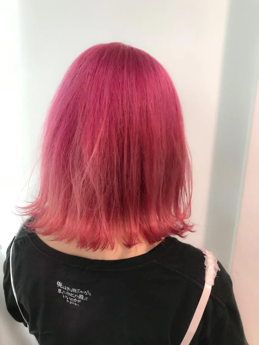 セミロング カラー ブリーチ ケアブリーチ 透明感カラー/ レイヤー　YUKAのヘアスタイル