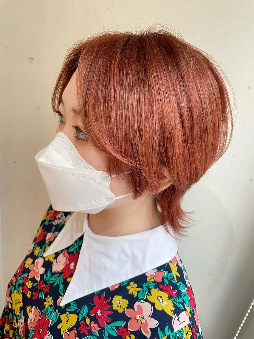 ショート ヘアカラー 🌏tricot AVEDA 上地のヘアスタイル