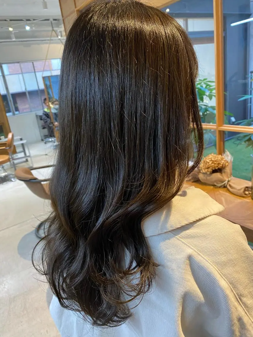 ロング 似合わせレイヤー 阿波座/ふじむらのヘアスタイル