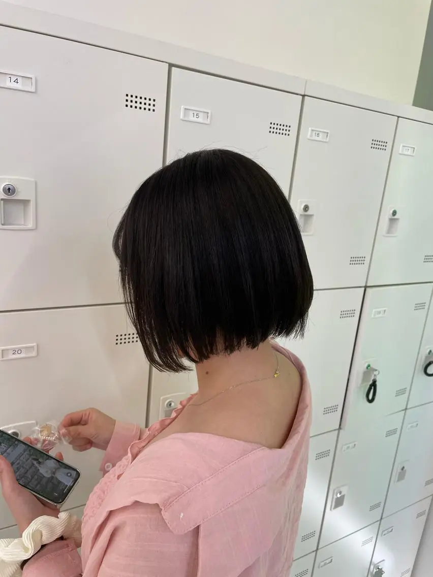 ミディアム ヘアアレンジ カット 縮毛矯正 トリートメント 縮毛矯正/髪質改善/ ブリーチ毛/木元渓太のヘアスタイル