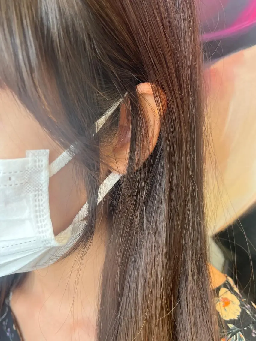 ロング カラー パーマ ヘアアレンジ メンズ キッズ ネイル マツエク・マツパ アイブロウ メンズパーマ ブラウンカラー ケアカラー 透明感カラー ピンクカラー 久木原 ゆりのヘアスタイル