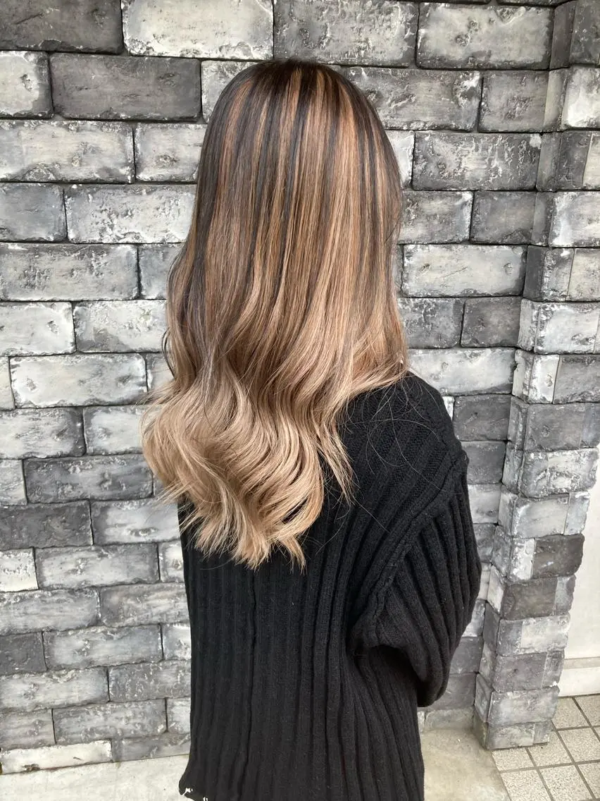 ロング カラー カット ヘアセット ✂️似合わせの魔術師 石田一樹✂️のヘアスタイル