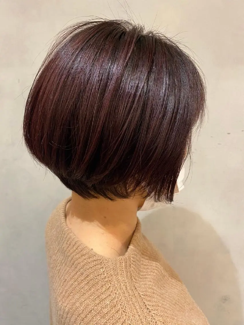 ショート EARTH所沢店長 髪質改善 岡本 勇人のヘアスタイル