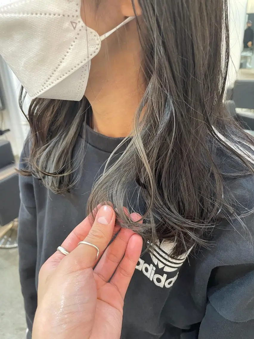 ミディアム カラー カット 縮毛矯正 トリートメント HIROKI ”博多 /ボブのヘアスタイル