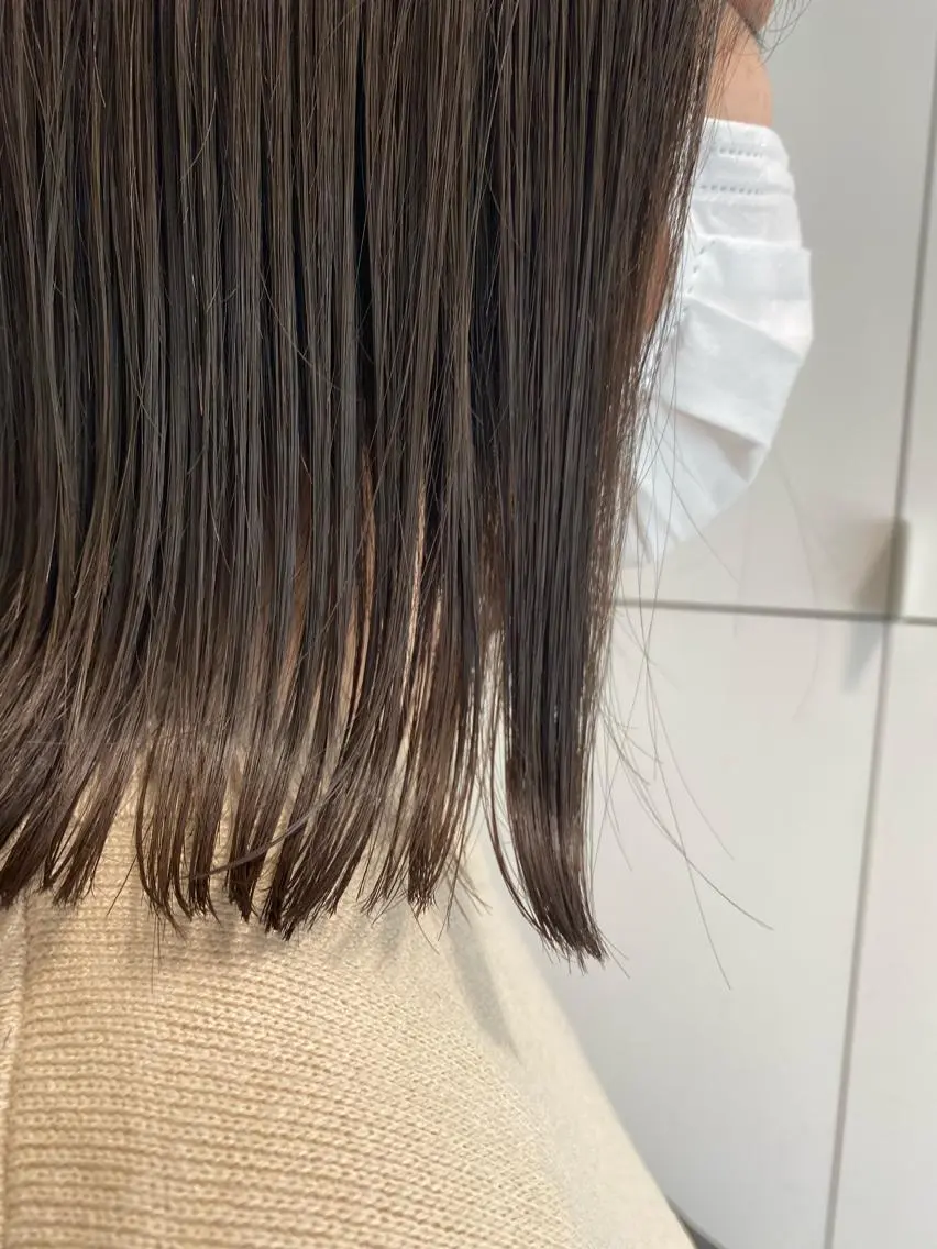 カラー ブリーチ ブリーチなしカラー ヘアカラー トリートメント ミキ stylistのヘアスタイル