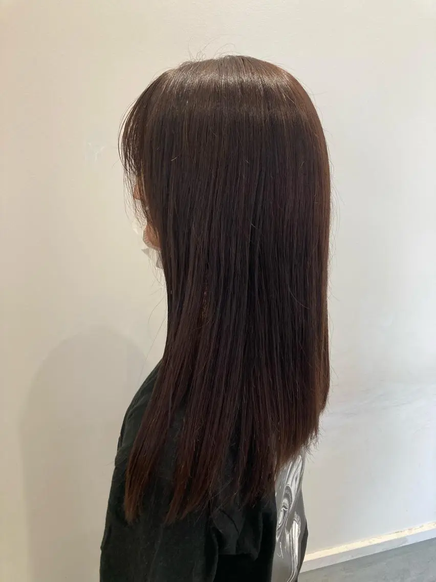 カラー ヘアカラー 折本 沙織のヘアスタイル