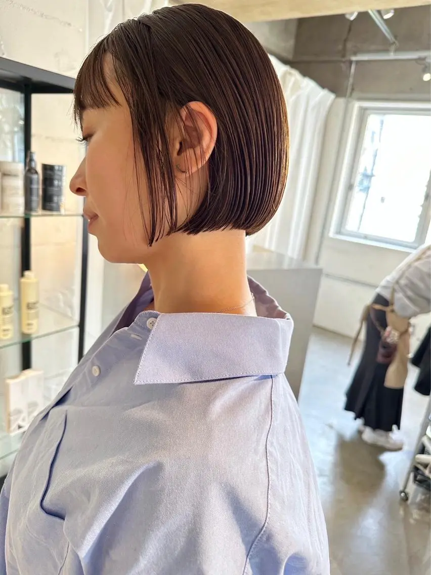 ショート ボブ 聖 来のヘアスタイル