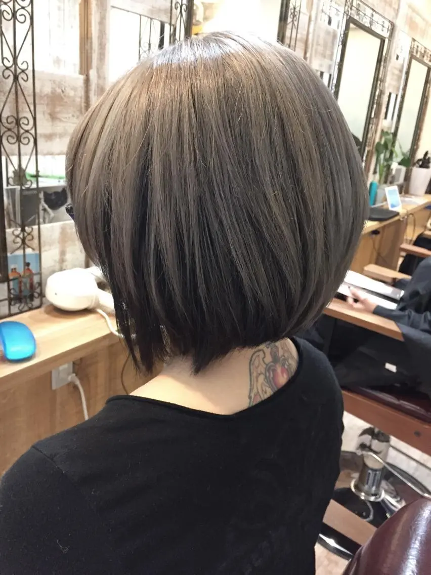 ショート カラー ショートヘア ヘアカラー 中川 仁のヘアスタイル