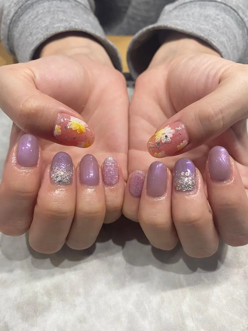 ネイル ハンドネイル 長谷川 奈緒美のネイルデザイン
