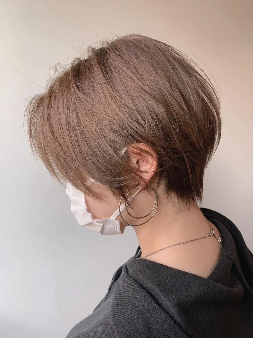 ショート カット ヘアカラー 🇰🇷韓国ヘア特化 ヒロキ🇰🇷のヘアスタイル