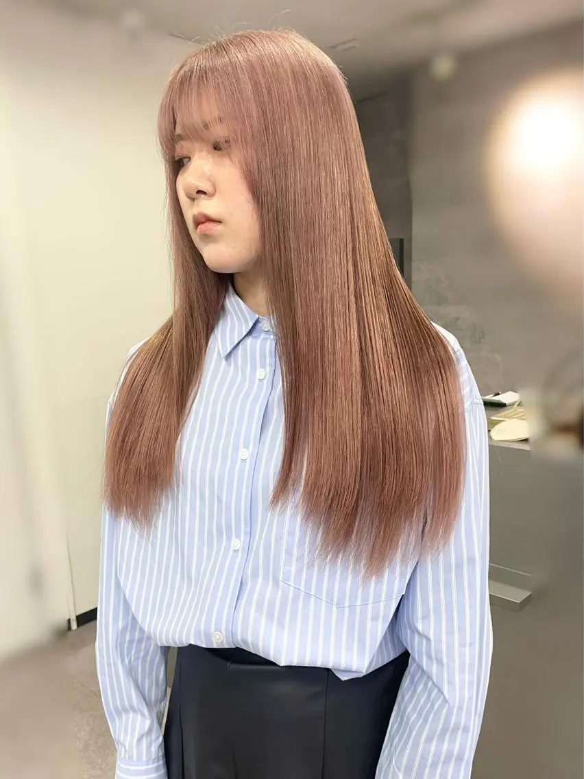 ロング カラー シールエクステ ブリーチ ケアブリーチ ダブルカラー ハイトーンカラー ハイトーンエクステ 🎩カズキ🎩のヘアスタイル