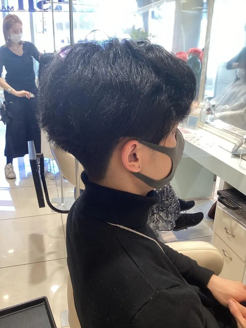 メンズ メンズ韓国風 メンズ縮毛矯正 ♠️店長下平隼人のヘアスタイル