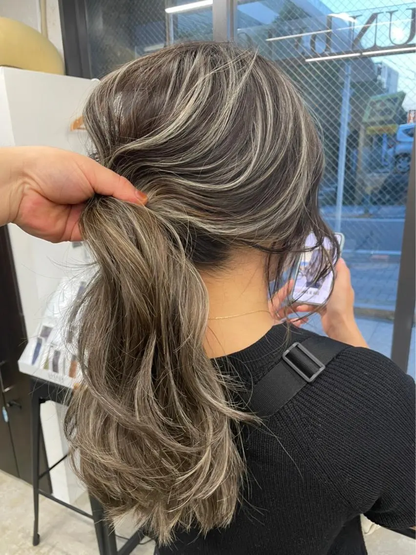 カラー ヘアアレンジ 💕 manaka🌺のヘアスタイル