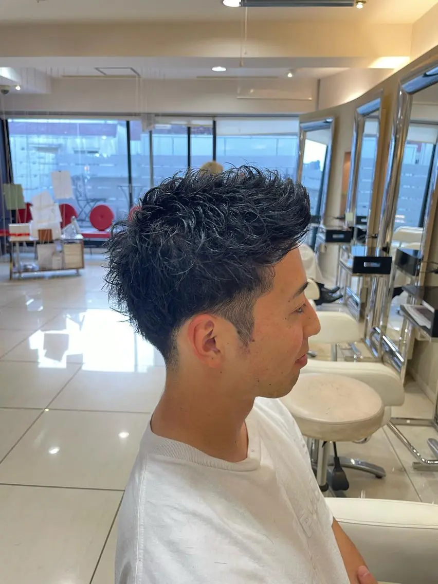 ショート メンズ カット メンズパーマ特化 【八王子】鈴木 惟人のヘアスタイル