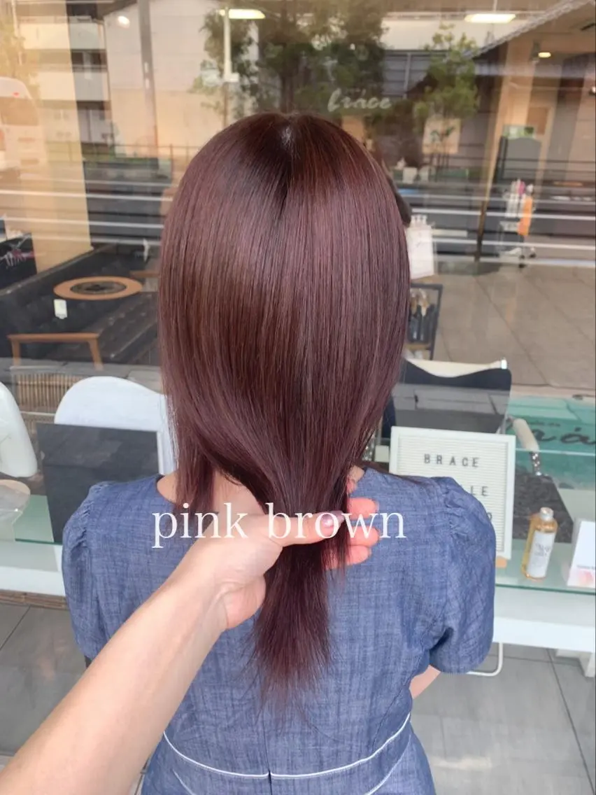 ミディアム ヘアカラー 🫧艶髪カラー🫧 森本くるみのヘアスタイル