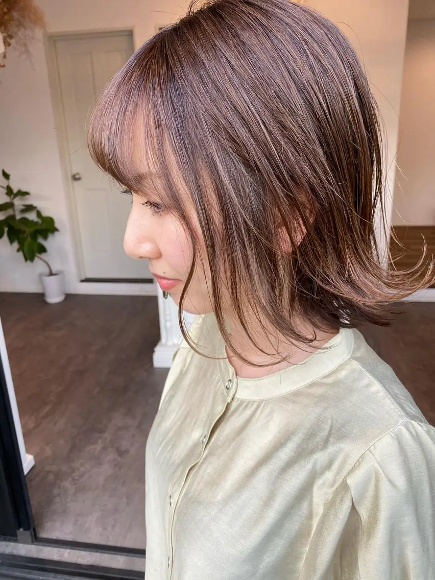 ショート カラー ハイライトカラー ハイライト カット ヘアカラー トリートメント 成松 勇治のヘアスタイル