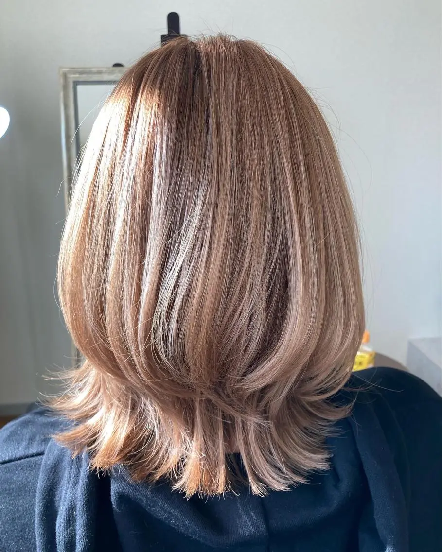 ミディアム カラー hair&eye AMANDAのマツエク・マツパデザイン
