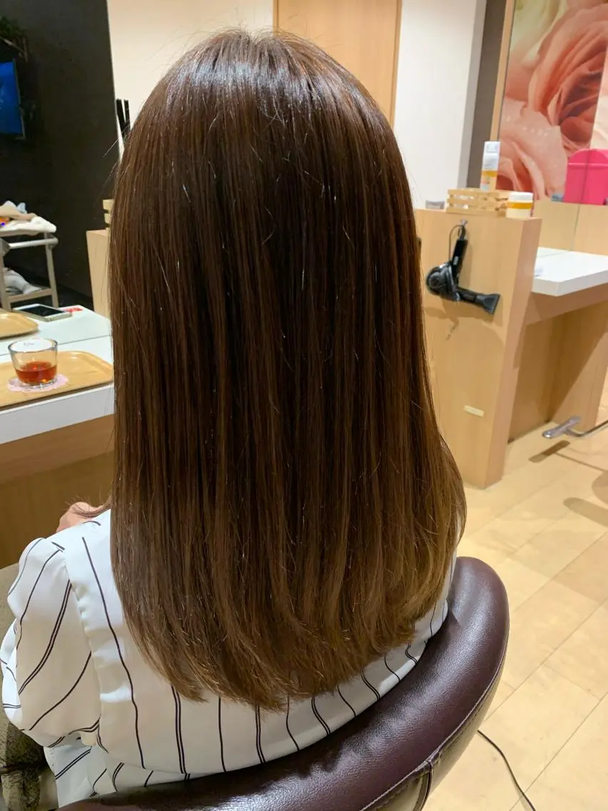 セミロング ハイライト ショート NAOKIのヘアスタイル