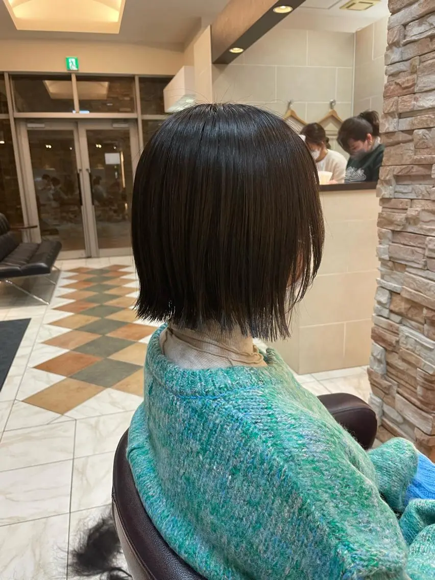 ショート カラー パーマ ヘアアレンジ メンズ キッズ ボブ 木下 修兵のヘアスタイル