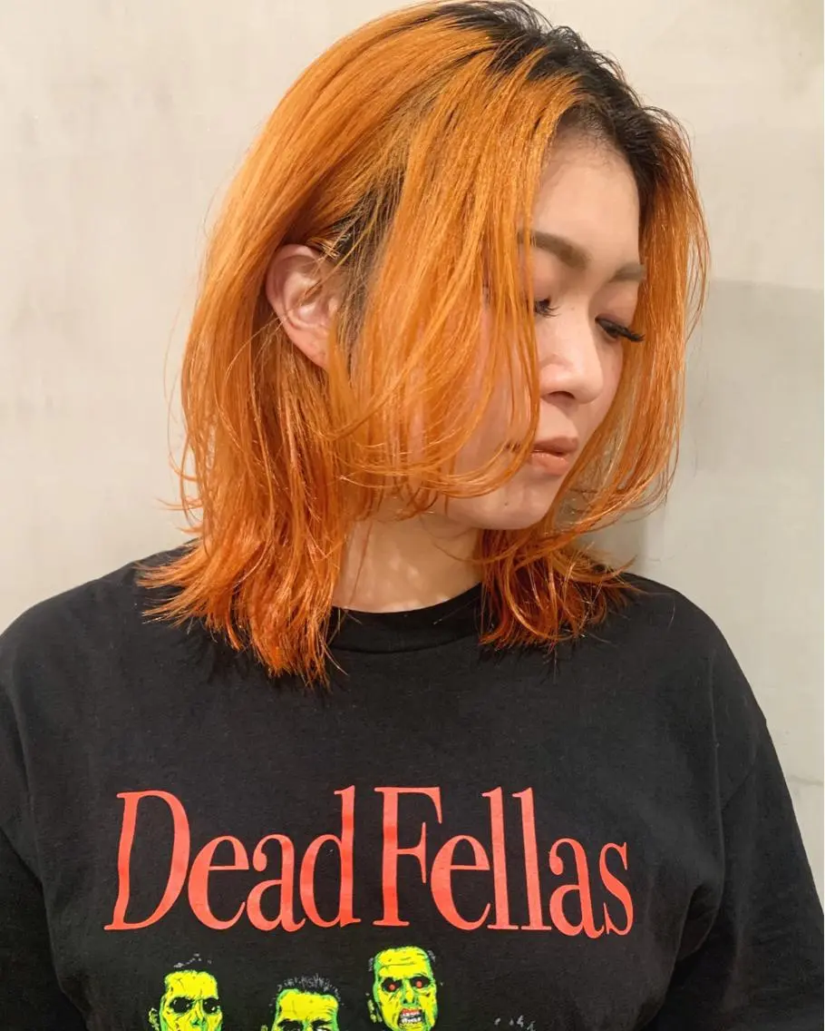 ミディアム カラー カット ヘアカラー トリートメント 優作 〜圧倒的信頼〜のヘアスタイル