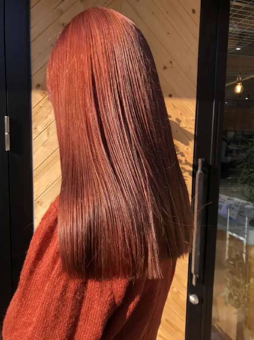 ロング ヘアカラー トリートメント 永野 翔平のヘアスタイル