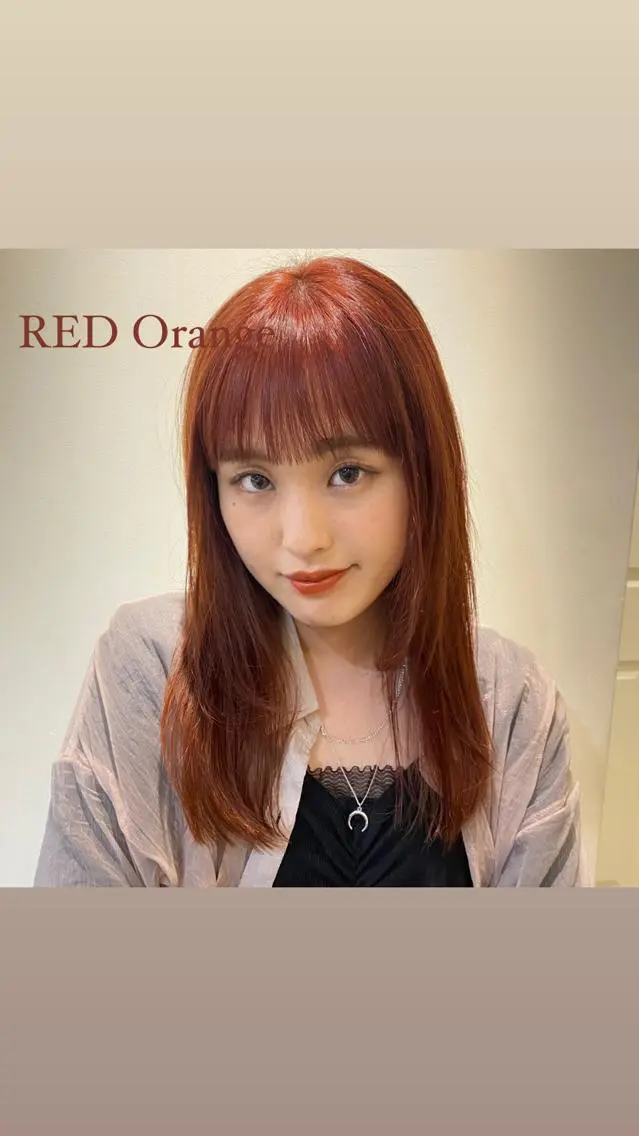 セミロング 奈良 彩華のヘアスタイル