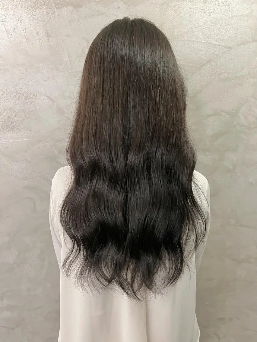 ロング カラー オリーブカラー ヘアカラー 透明感カラー/ ブリーチ無し/RYOのヘアスタイル