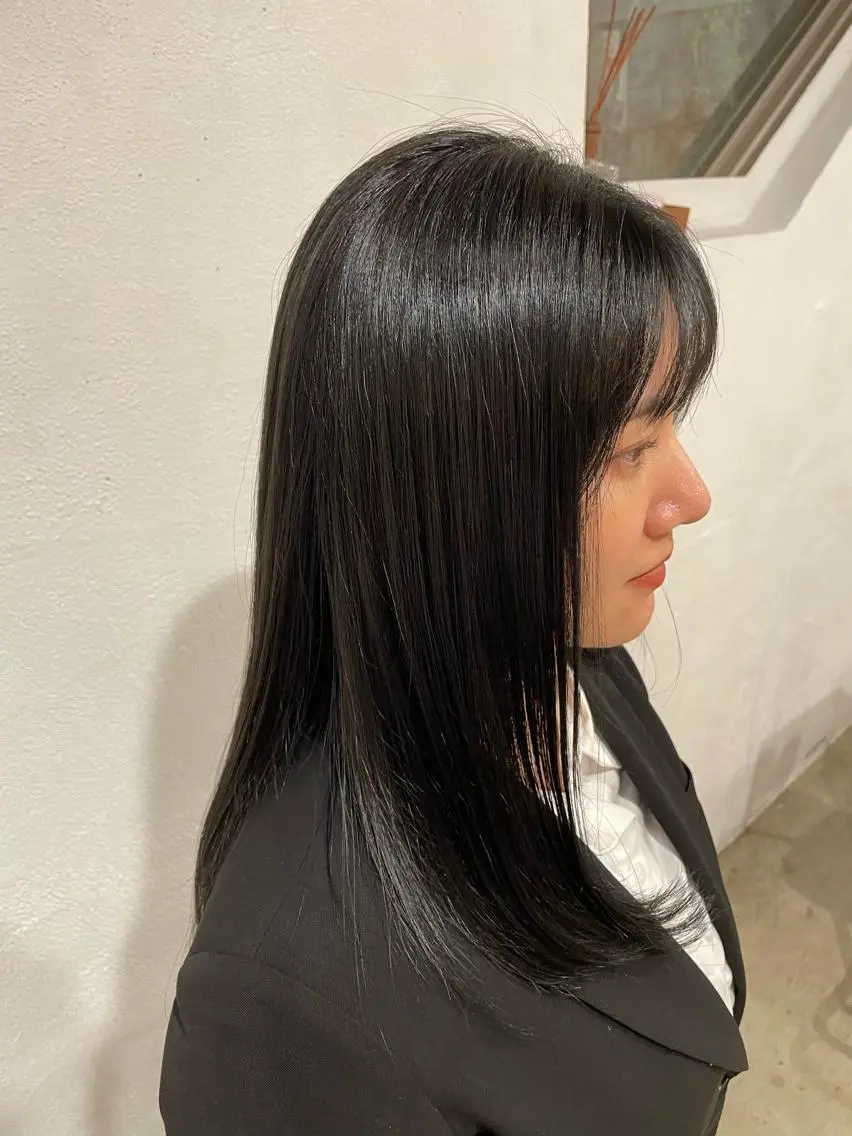 セミロング カラー ヘアカラー 【お洒落パーマ】 Elme　肥塚康汰郎のヘアスタイル