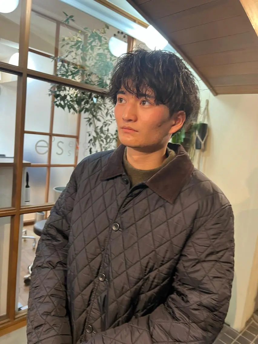 ショート パーマ つくばUtooe's 副店長 寺沢颯のヘアスタイル
