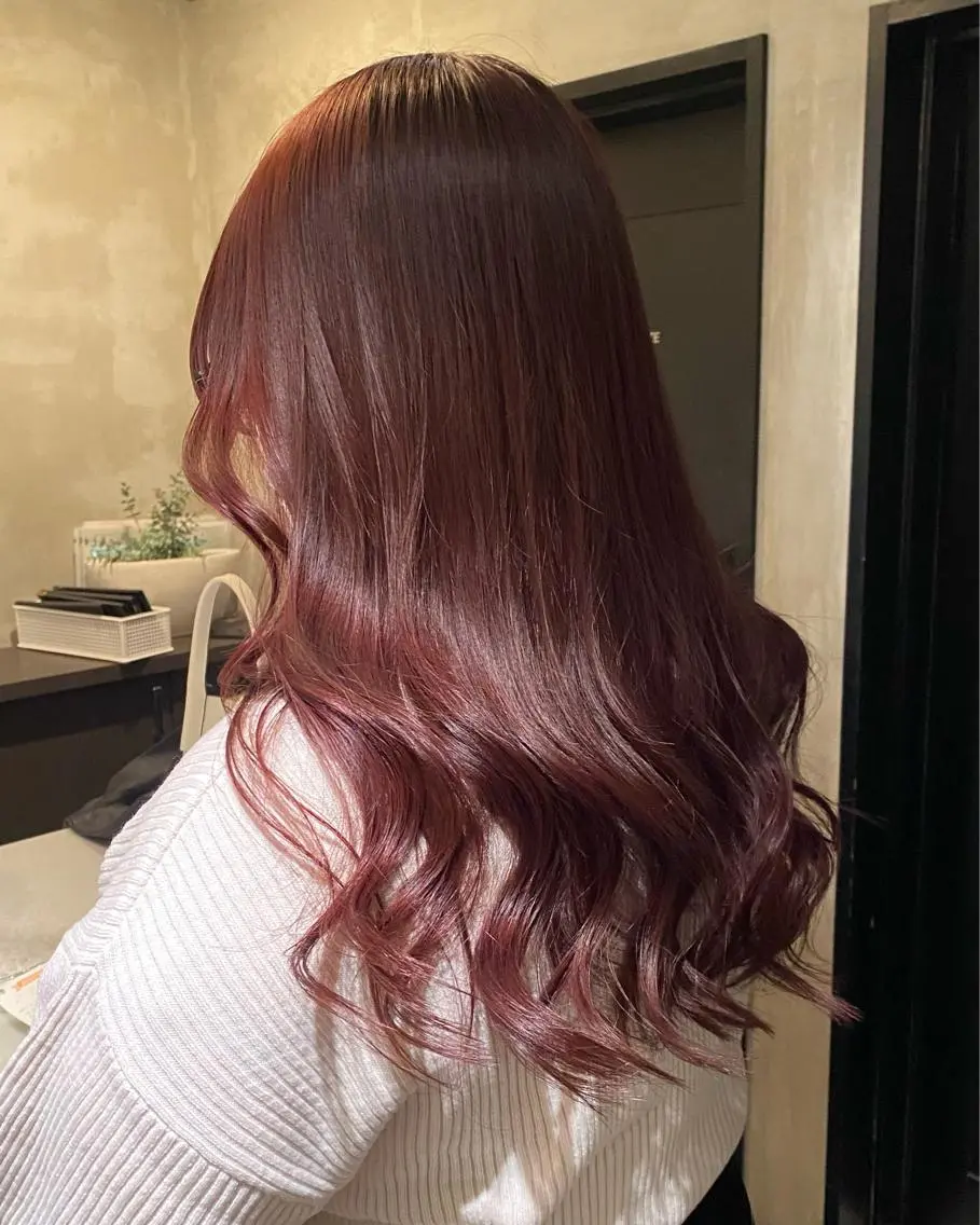 セミロング カラー カット ヘアカラー トリートメント 💗ガーリーヘア🎀 saki💗のヘアスタイル