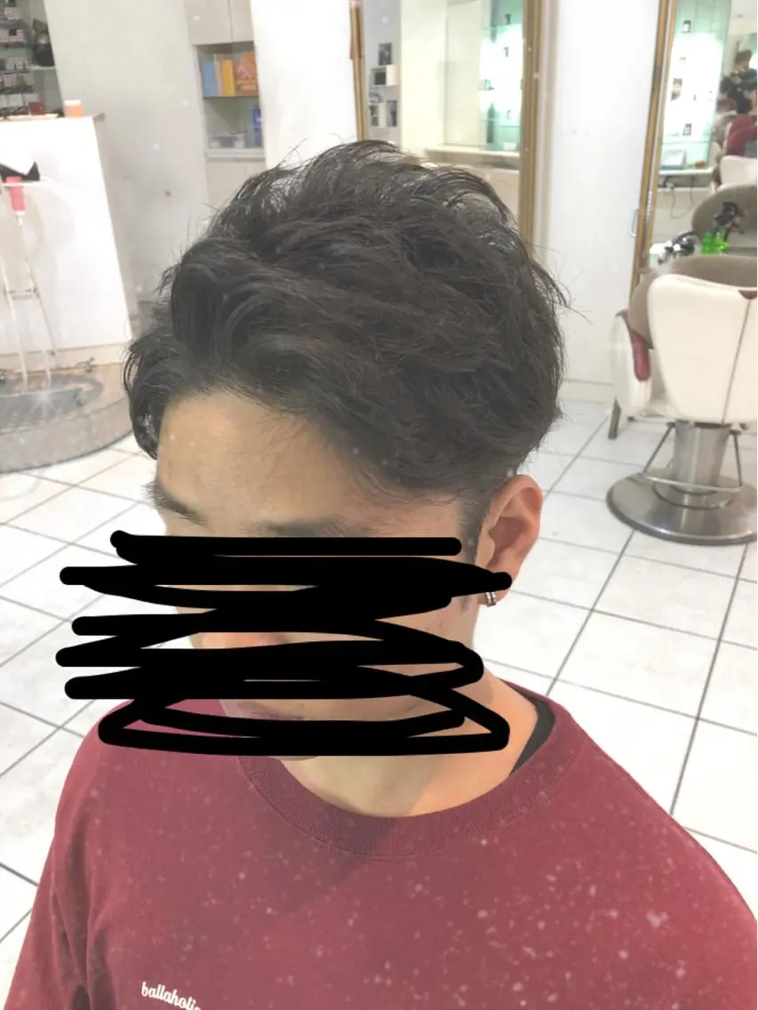 ショート メンズ アップバング ショートヘア 保住 亮太のヘアスタイル