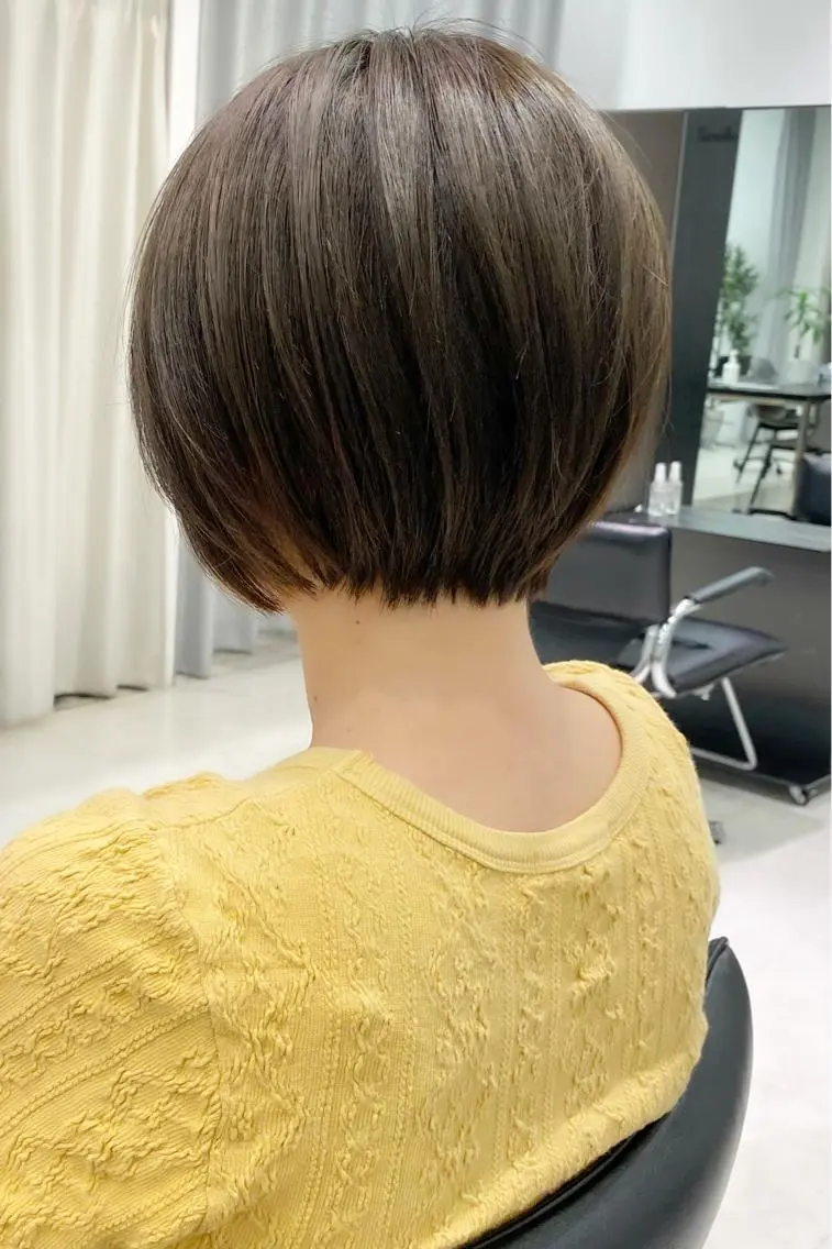 ショート カラー ボブ カット ヘアカラー 似合わせ専門美容師 なかじまのヘアスタイル