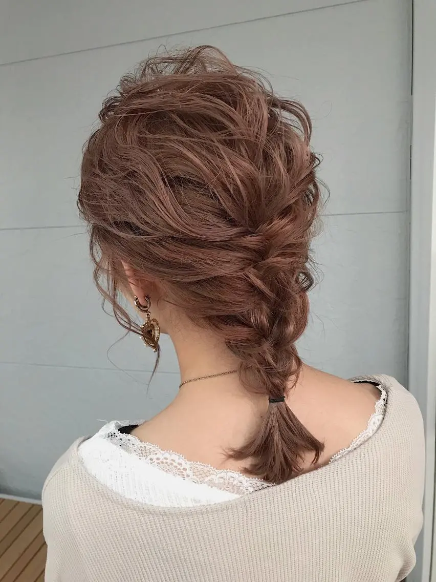 ヘアアレンジ lani ブリーチ /ダブルカラーのヘアスタイル