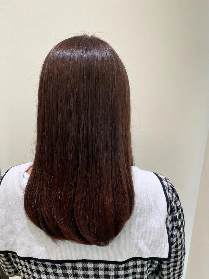 カラー ブラウンカラー ピンクカラー やまもとゆうり 艶カラー🫧のヘアスタイル