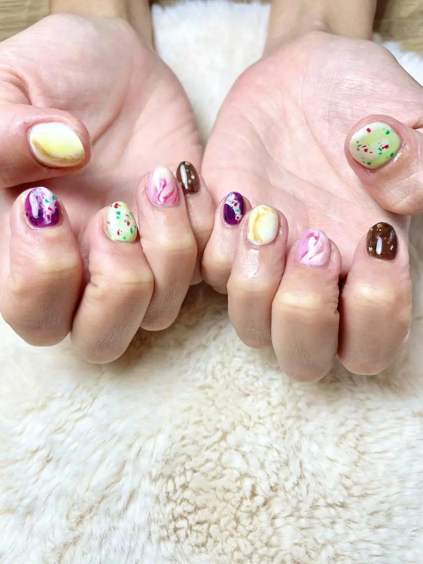 ネイル ハンドネイル ハンドケア 岩山 直子のネイルデザイン