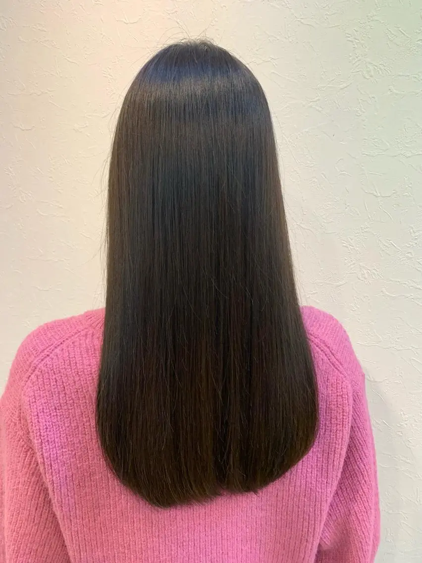 ロング カラー グレージュ ヘアカラー トリートメント NUMBER 天王寺 🌼yuriのヘアスタイル